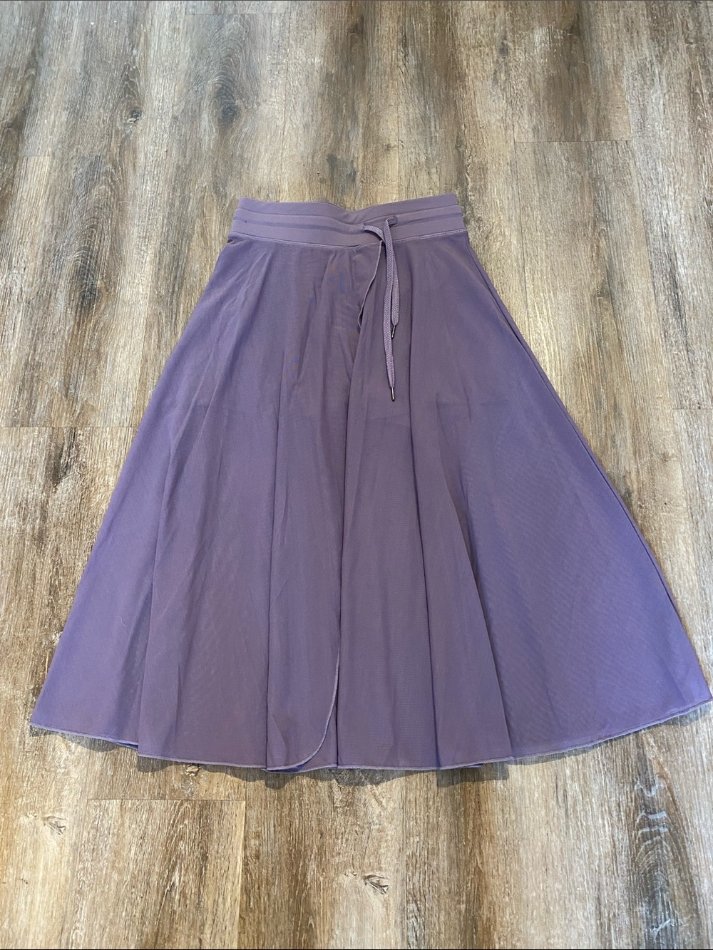 HALARA Purple A-Line Maxi Skirt with Waist Tie